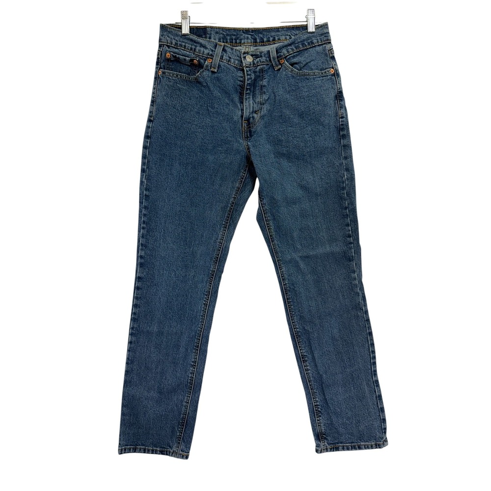 Levis 541 Athletic Taper Mens Jeans 30x32 Medium Wash Blue Denim Jeans (GG28) - Picture 4 of 9